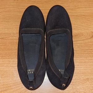 Stuart Weitzman Brown Shiny Flats (7.5)